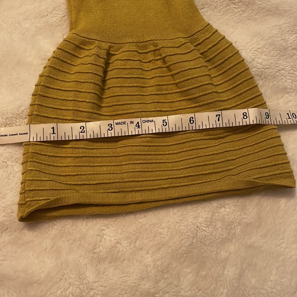 7th Avenue Mustard Yellow Tunic Bell Sleeves size S - Picture 6 of 10